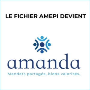 blog immobilier Pays Basque, AMEPI devient Amanda, fichier partagé des pros de l'immobilier, logo Amanda, mandats partagés, biens valorisés