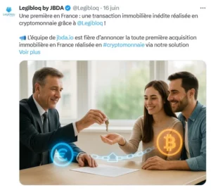 immobilier cryptomonnaies biarritz Pays Basque, Legibloq achat immobilier stablecoins