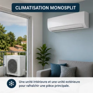 blog immobilier climatisation et immobilier au Pays Basque, quelle solution choisir pour améliorer son confort son DPE et la valeur de son bien, climatisation monosplit