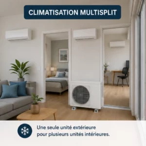 blog immobilier climatisation et immobilier au Pays Basque, quelle solution choisir pour améliorer son confort son DPE et la valeur de son bien, climatisation multisplit