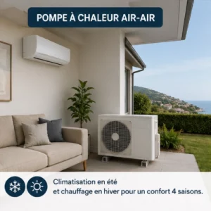 blog immobilier climatisation et immobilier au Pays Basque, quelle solution choisir pour améliorer son confort son DPE et la valeur de son bien, pompe à chaleur air-air
